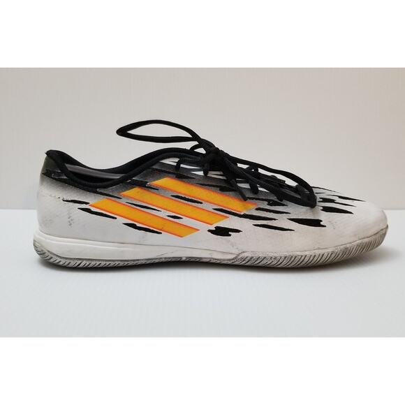 Adidas FF Speedtrick Men's Soccer Shoes M19966 White Gold Black Sneakers Sz 10.5 - Picture 1 of 13